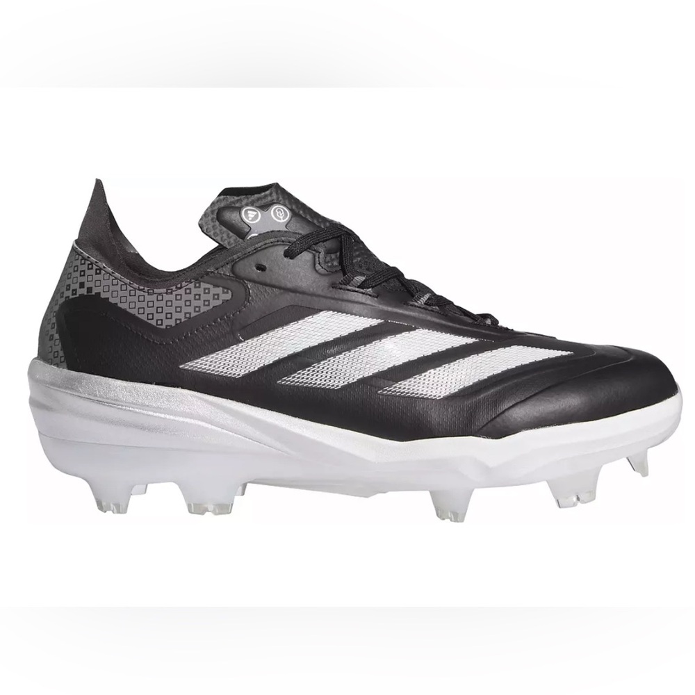 Adidas Adizero Impact TPU Black White Baseball Cleats JI1467 Men's Sz‎ 14 NWT